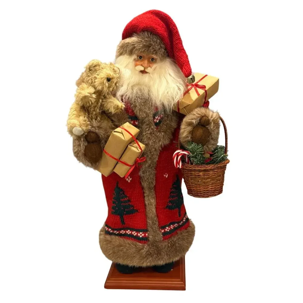 Vintage Santas Workshop Holiday Christmas Decoration Figure Doll 20
